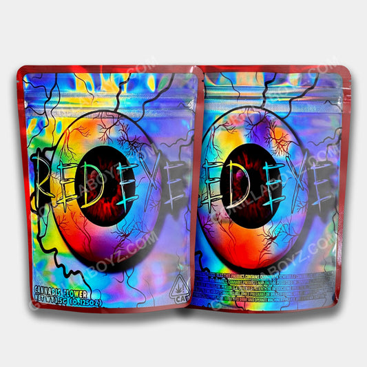 Red Eye 3.5 gram mylar bags