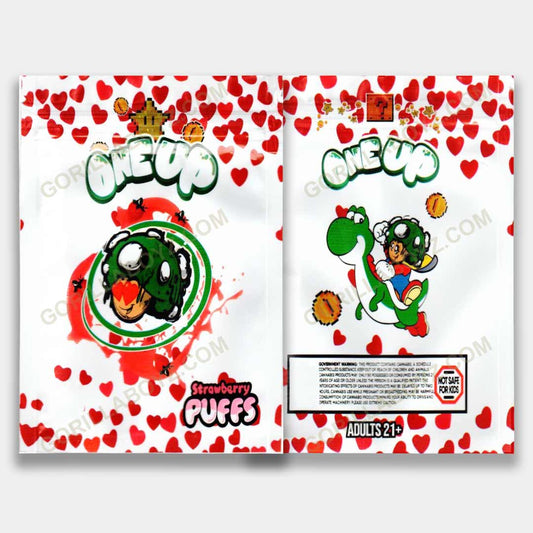 strawberry puffs mylar bags