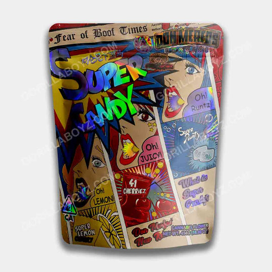 Super Candy mylar bags 16 ounces