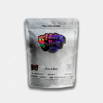 BUBBLEGUM POPPERZ BY SUPERDOPE X HI TECH X FEAR OF BOOF mylar bags