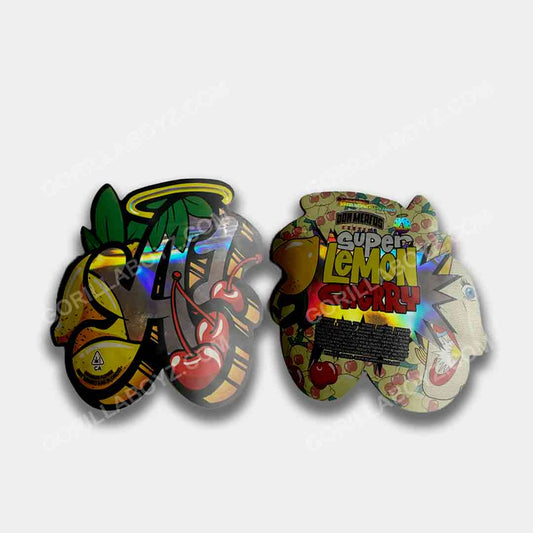 A1 Super Lemon Cherry Holographic 3D mylar bags 3.5 grams