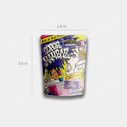Super Mambaz mylar bags 1 gram capacity
