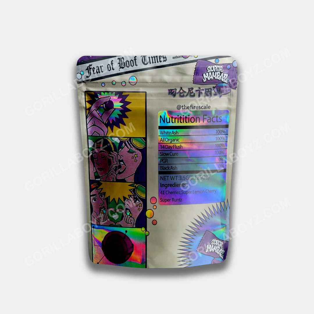 Super Mambaz mylar bags 3.5 grams