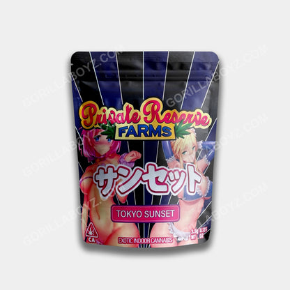 Tokyo Sunset mylar bags 3.5 grams