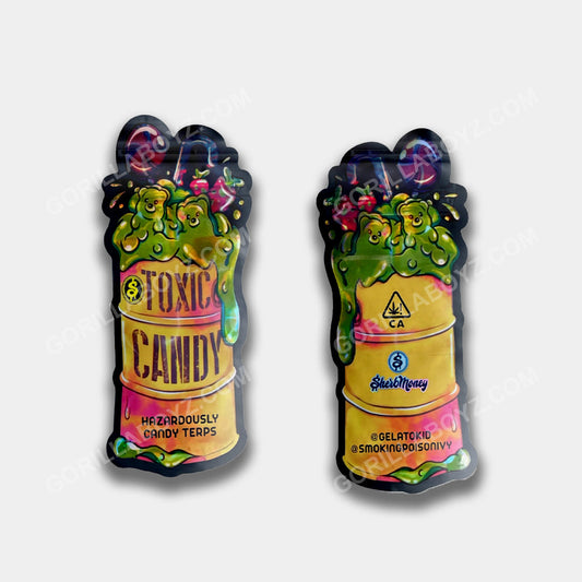 Toxic Candy mylar bags 3.5 grams