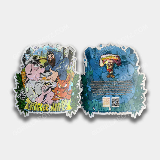 Trigger Happy 3.5 gram mylar bags