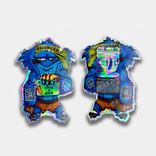 Wake N Bake 3.5 gram mylar bags