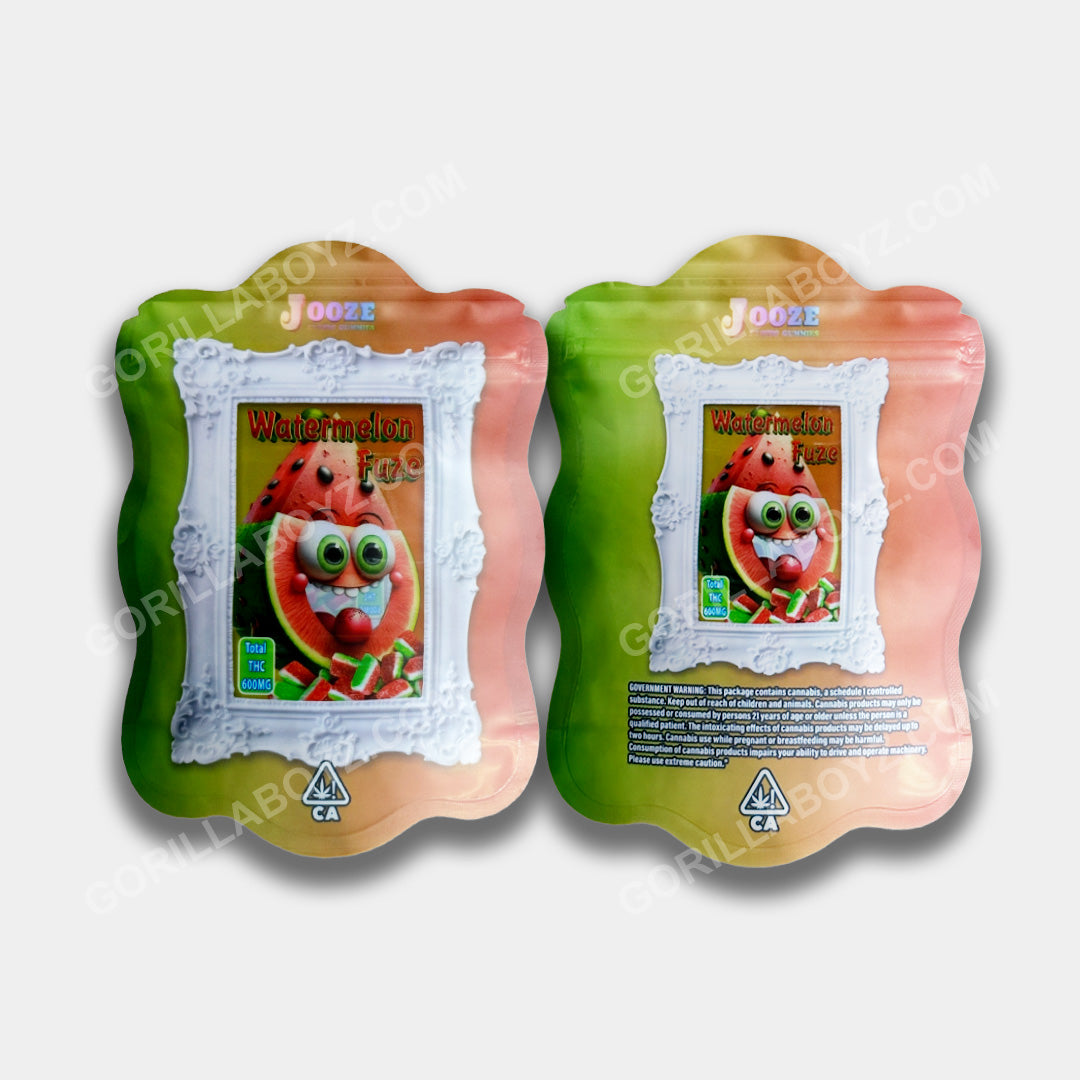 Watermelon Fuze mylar bags 600 mg