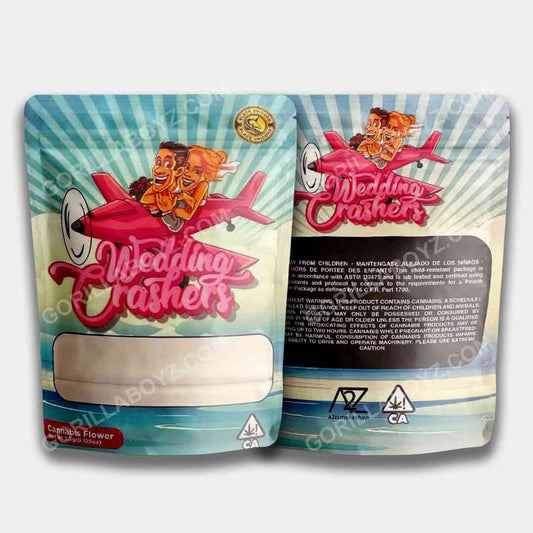 Wedding Crashers mylar bags 3.5 grams 