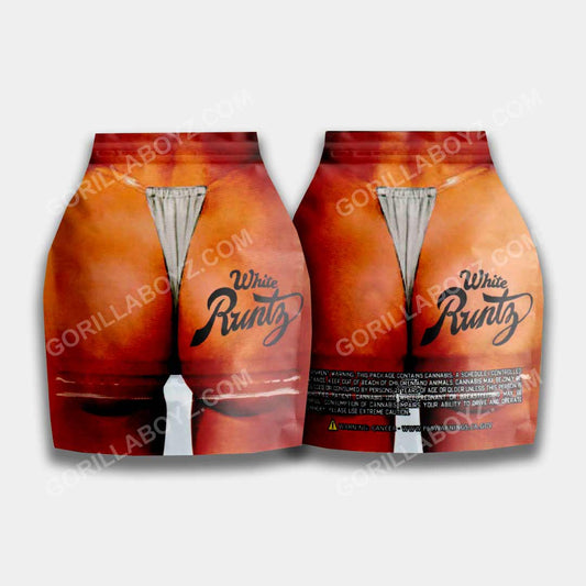 white runtz mylar bags