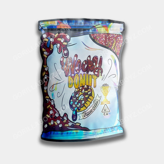 Wocky Donut 16 oz mylar bags