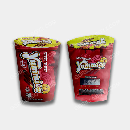 Yummiez mylar bags 3.5 grams
