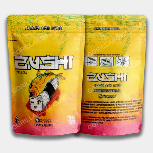 Zushi Yellow Mylar Bag