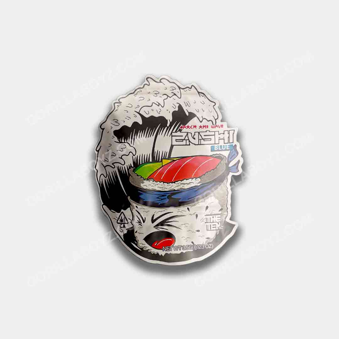 Zushi Blue mylar bags 3.5 grams